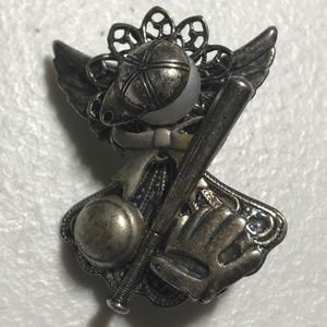 Baseball Angel Lapel Pin